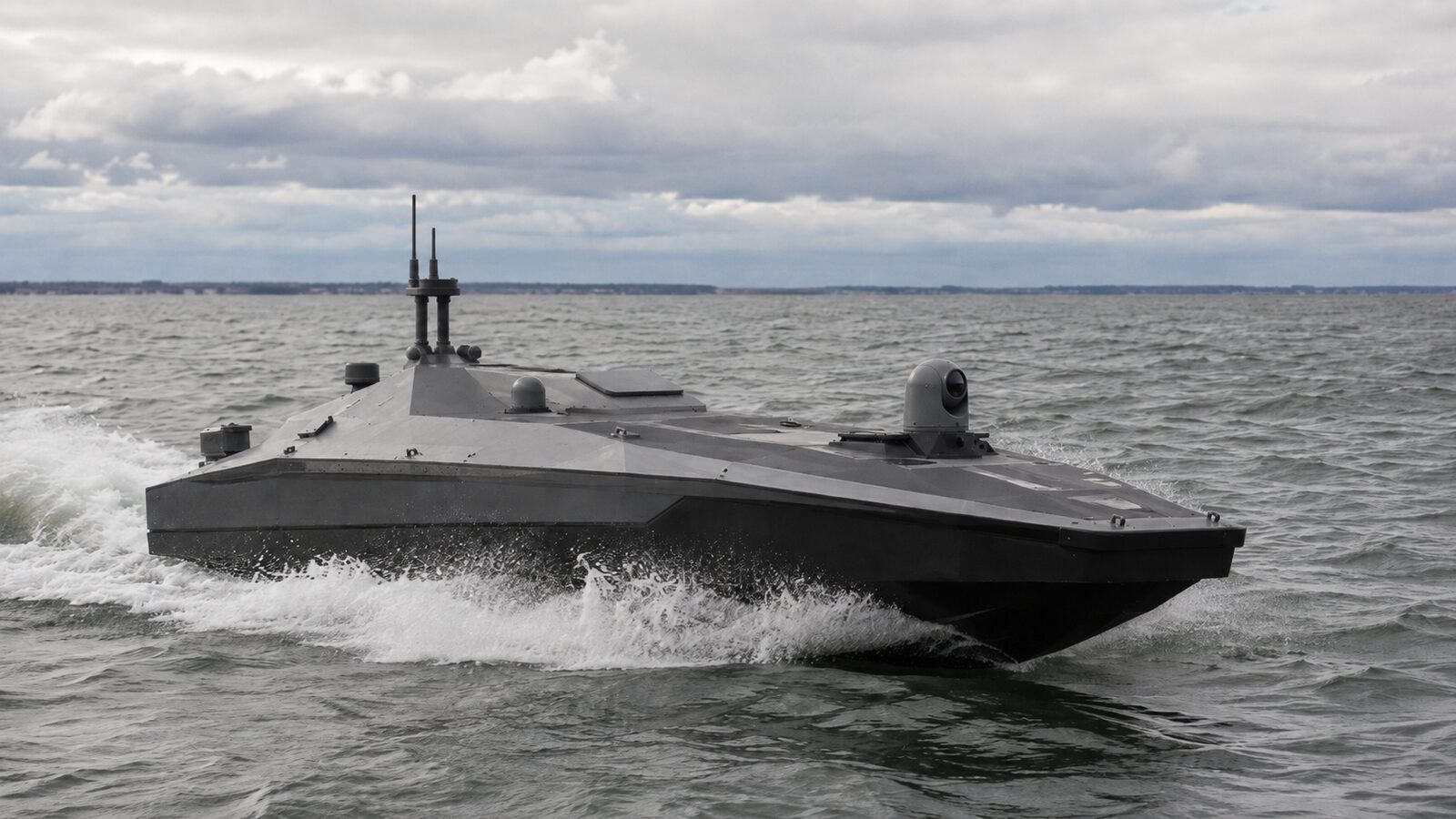 Les caméras des drones de surface K3 Scout de la Royal Navy renfermaient des composants chinois qui émettaient vers une adresse IP en Chine. Au-delà du titre choc, ce que l'affaire dit vraiment de la chaîne d'approvisionnement des plateformes navales autonomes. /images/drone-usv-illustration.jpg