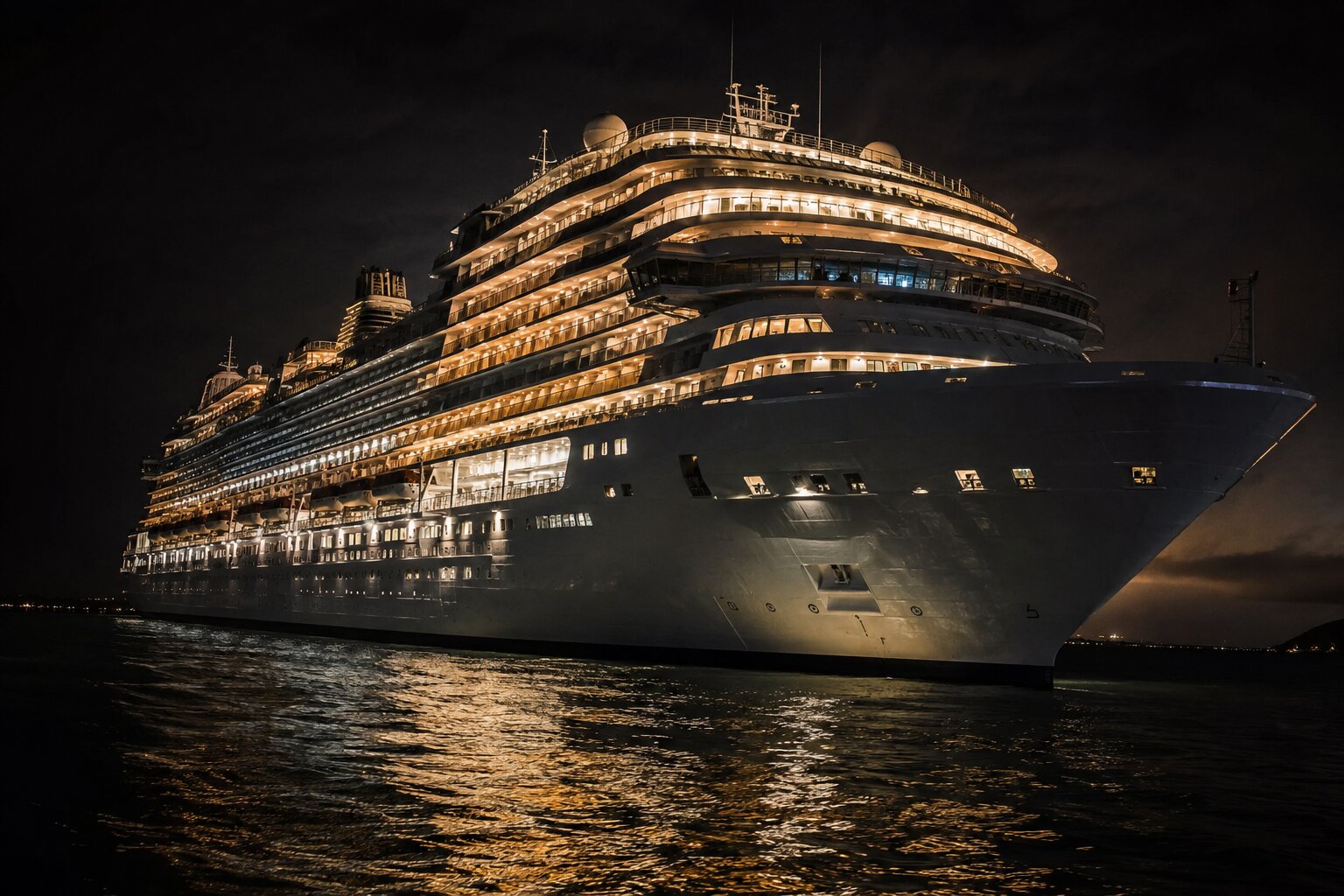 Six passagers ont diffusé une fausse annonce sur le MSC Divina. La presse parle de piratage, MSC le conteste. Avec si peu d'éléments, prudence : intrusion réseau, accès physique ou code d'accès contourné ? /images/msc-divina-nuit.jpg